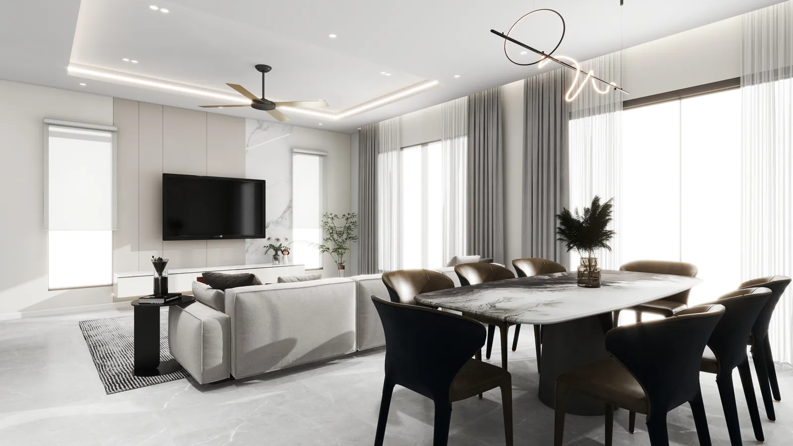 Living area, Eco Horizon Beldon