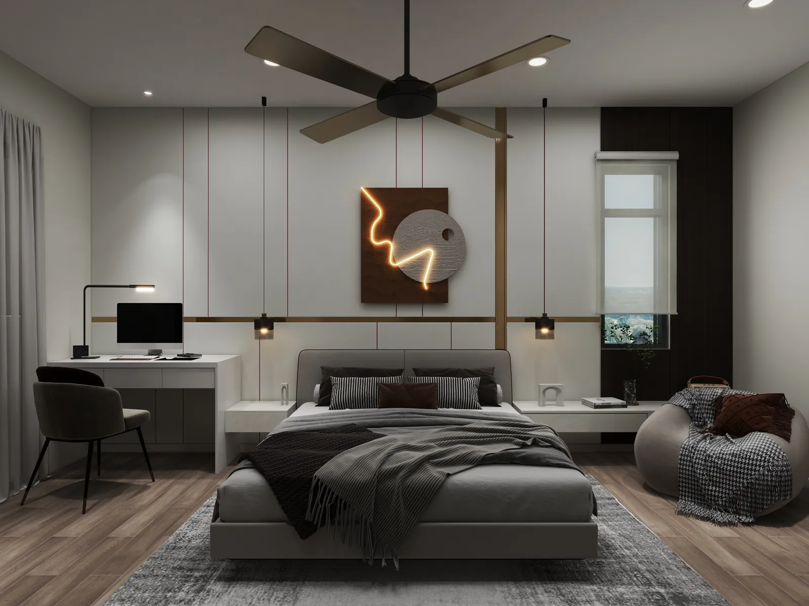Lembah Permai Bungalow: Bedroom 4