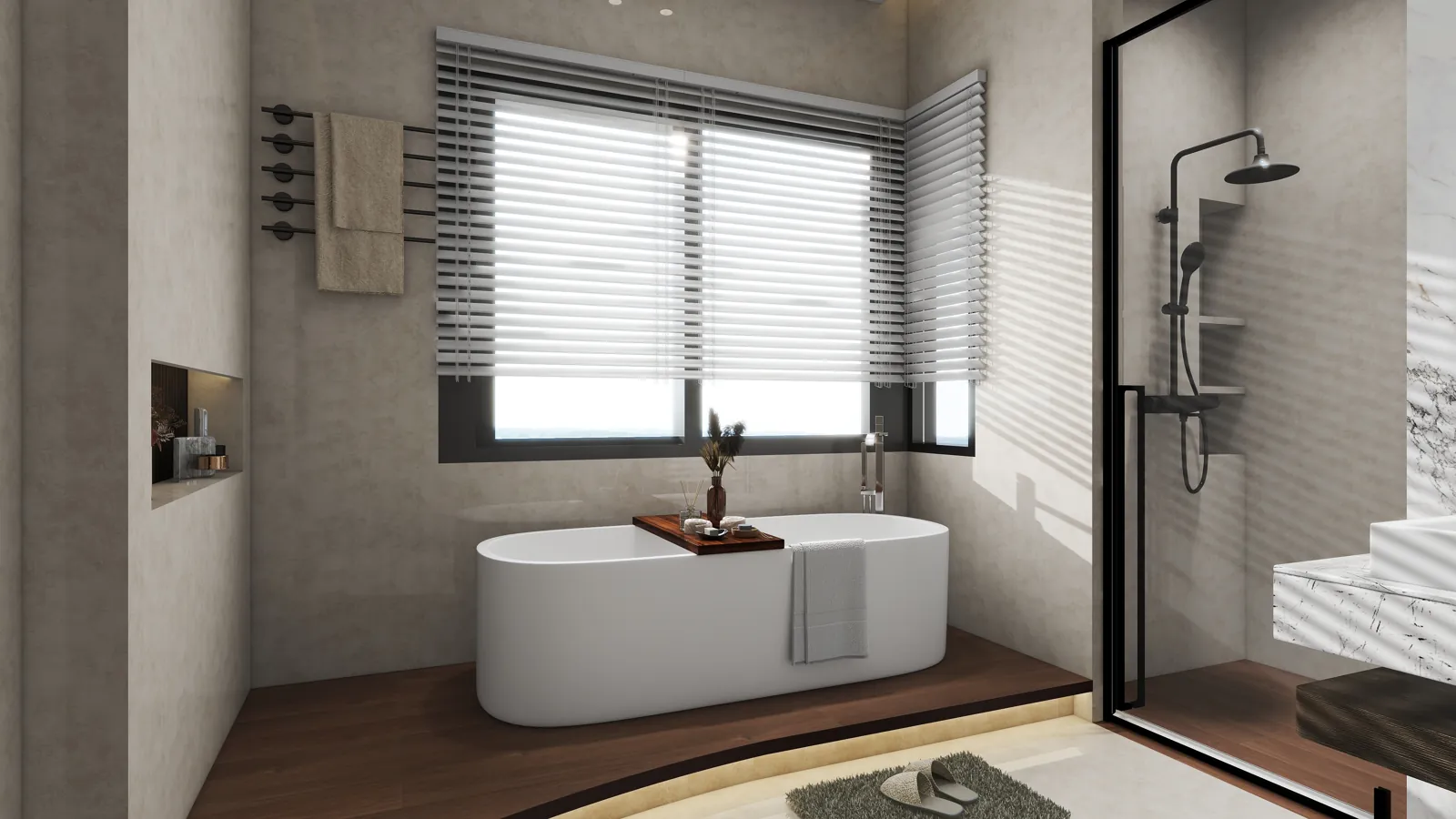 Valencia Residence: Master Bathroom