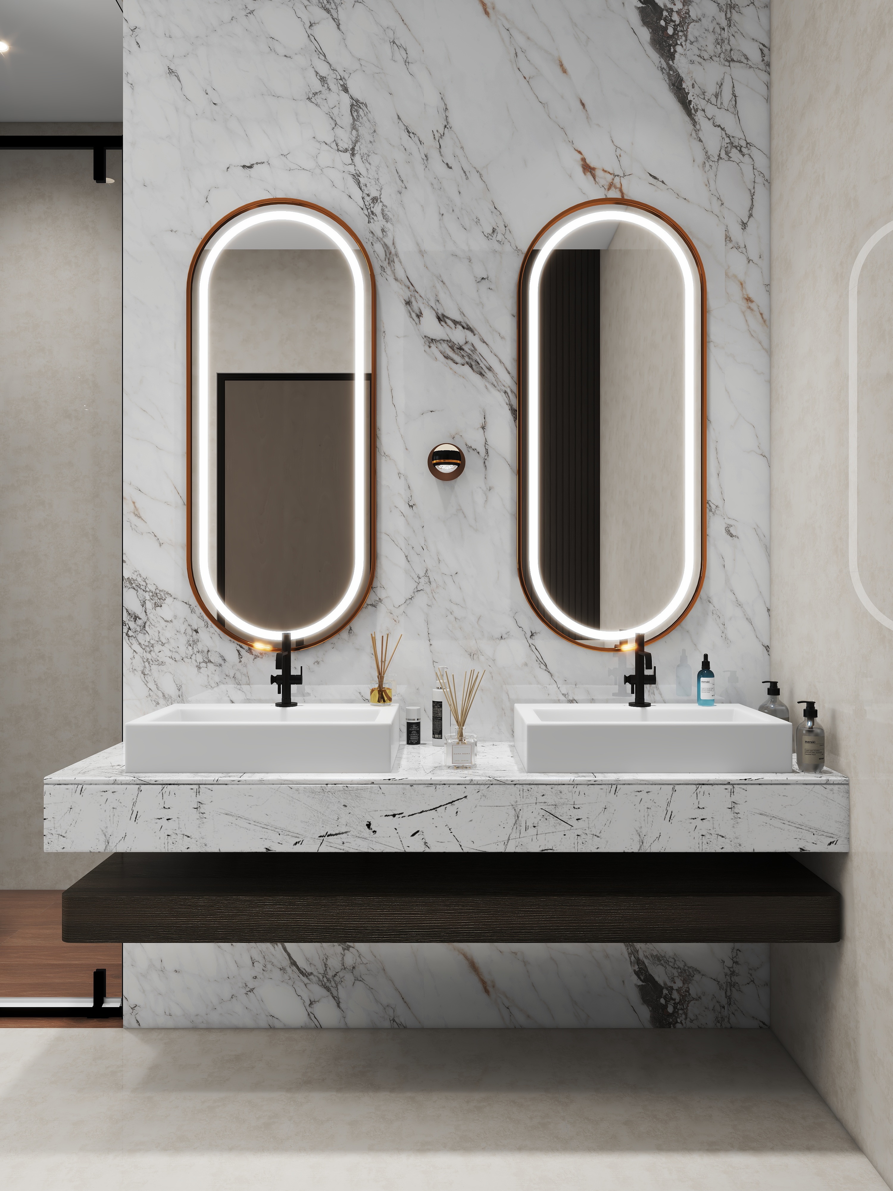 Valencia Residence - Master Bathroom View 2