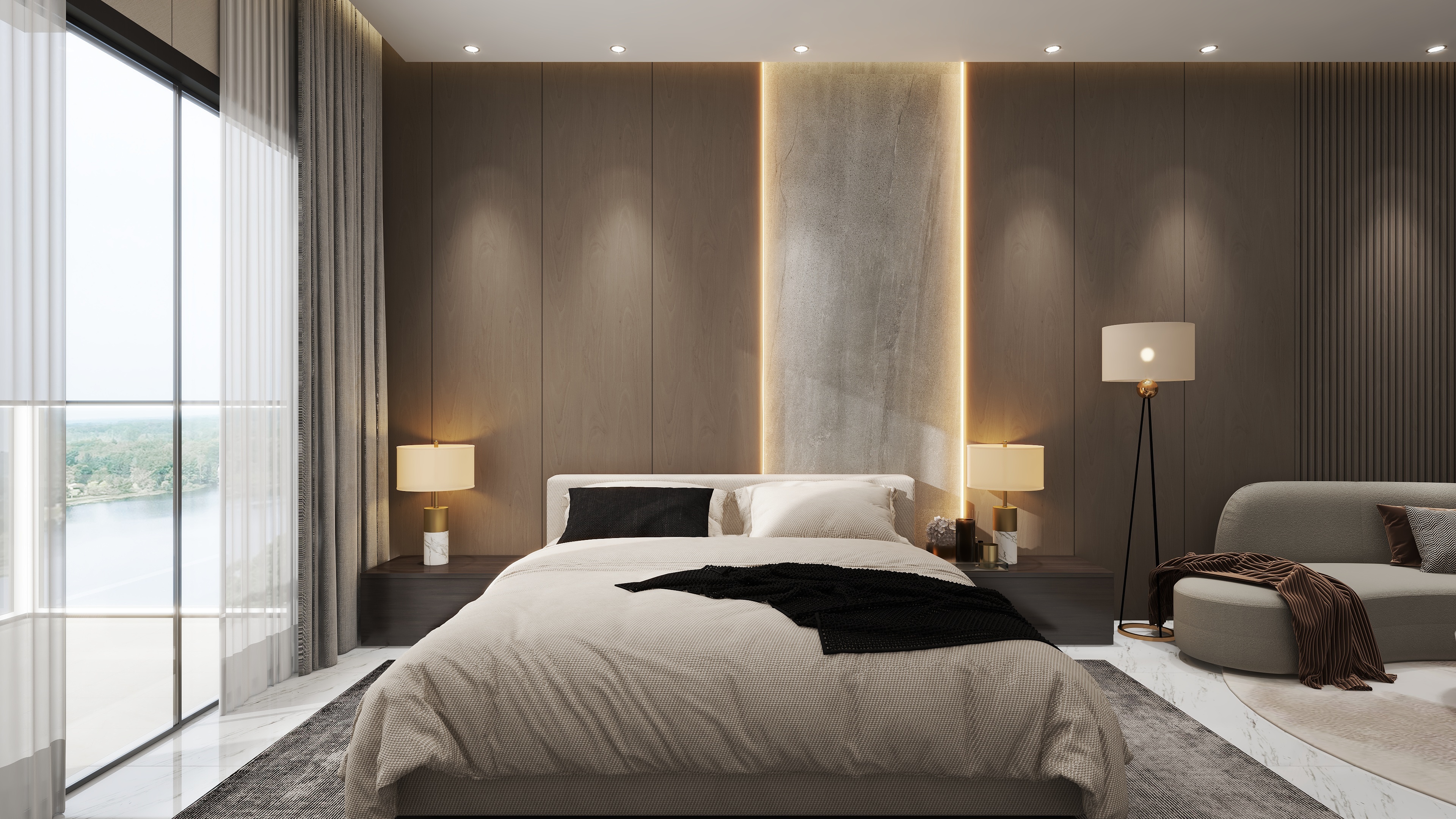 Valencia Residence - Master Bedroom View 2